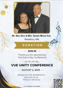 Mr Bee & Mrs Susan Moua Vue