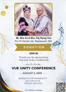 Mr Blia Xa & Mrs Paj Nyiag Vue