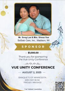 Mr Song Lue & Mrs Shoua Vue