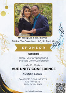 Mr Tsong Lee & Mrs Sia Vue