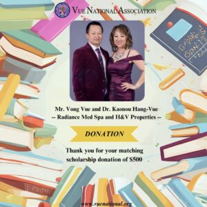 Mr Vong Vue & Dr Kaonow Hang Vue